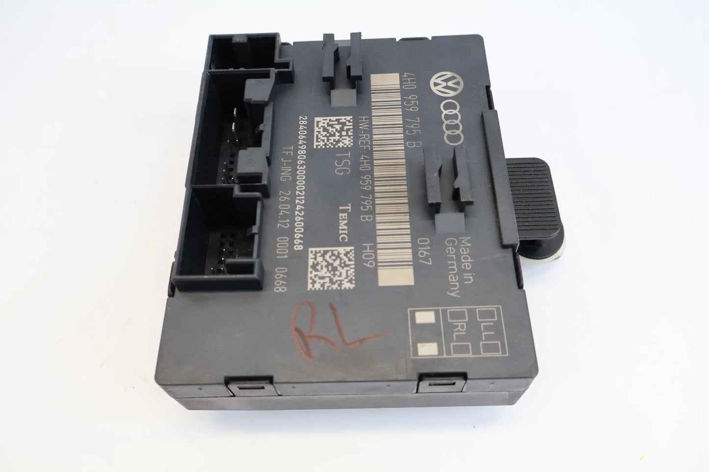 2011-2014 VW VOLKSWAGEN TOUAREG REAR LEFT DOOR CONTROL MODULE 4H0-959-795-B OEM