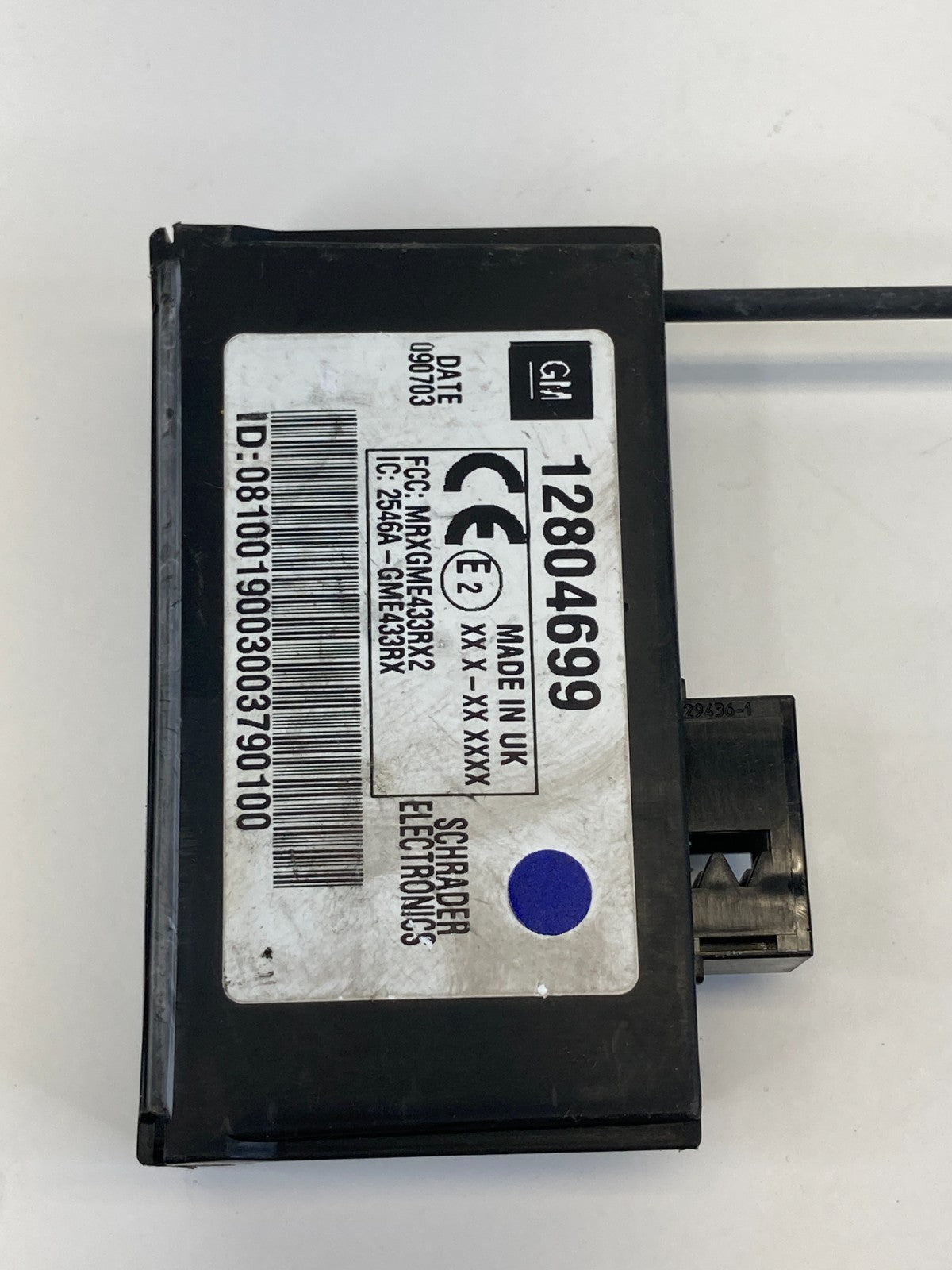 2004 2005 Saab 9-3 93 Convertible Tire Pressure Control Module TPMS 12804699