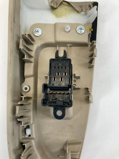 09-14 NISSAN MAXIMA REAR RIGHT BACK SIDE DOOR WINDOW SWITCH W ARMREST 829609N00