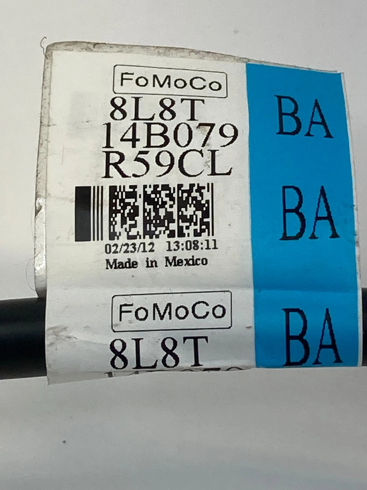 08 09 10 11 12 FORD ESCAPE CENTER CONSOLE WIRE WIRING HARNESS 8L8T-14B079-BA OEM