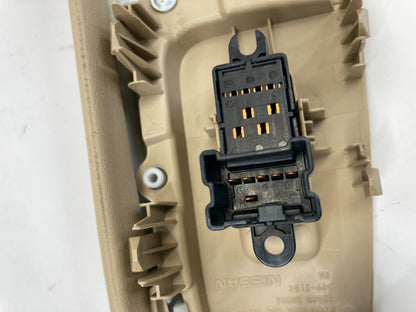 2009-2014 Nissan Maxima Rear Right Side Door Window Switch w /Armrest Assy OEM