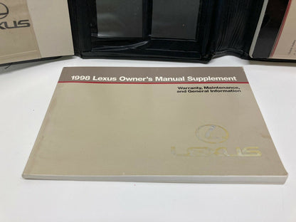 1998 98 Lexus ES300 ES 300 Owner's Manual Supplement Set w/ Case Set OEM