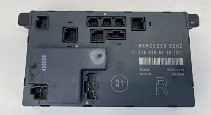 2006 MERCEDES-BENZ CLS500 FRONT RIGHT DOOR CONTROL MODULE OEM 2198200726