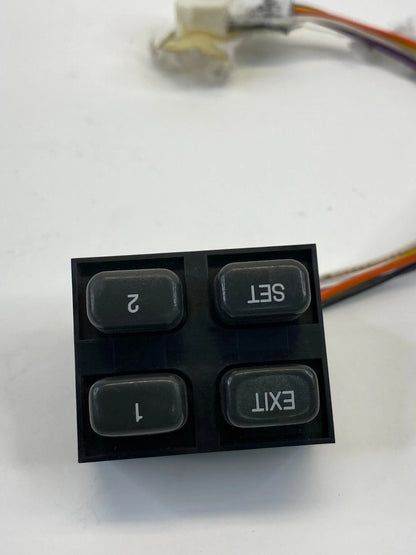 2000-2005 CADILLAC DEVILLE FRONT LEFT DOOR SEAT MEMORY CONTROL SWITCH ASSEMBLY