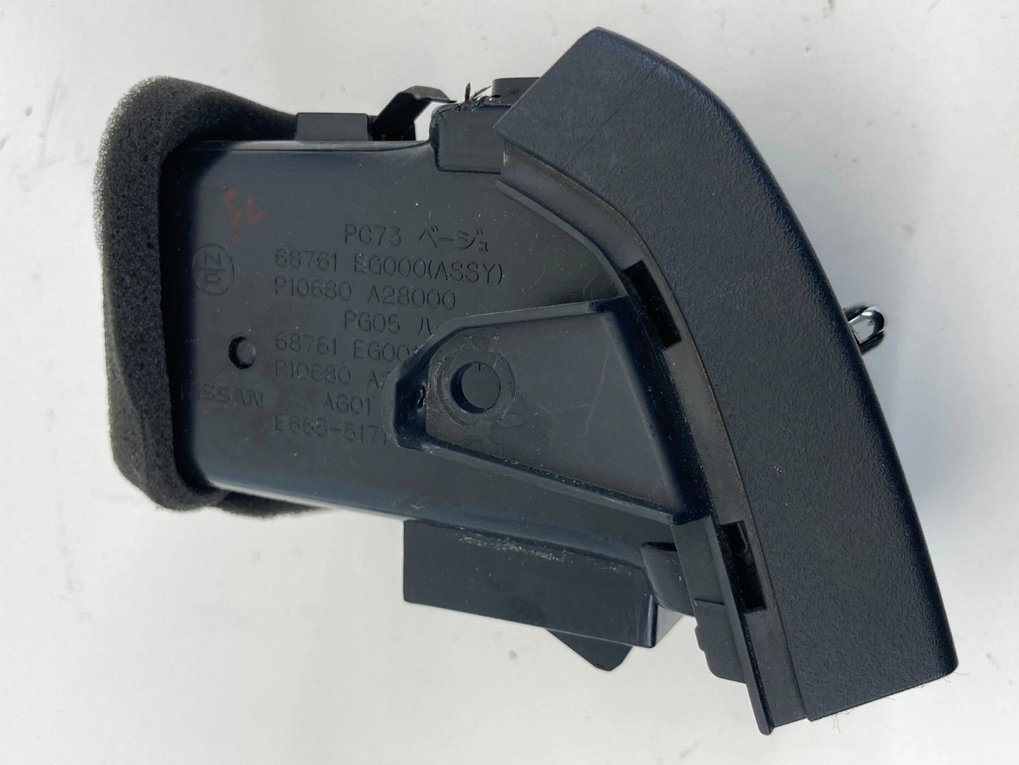 06-10 INFINITI M35 M45 FRONT LEFT SIDE DASH AC AIR VENT GRILLE OUTLET 68761EG000