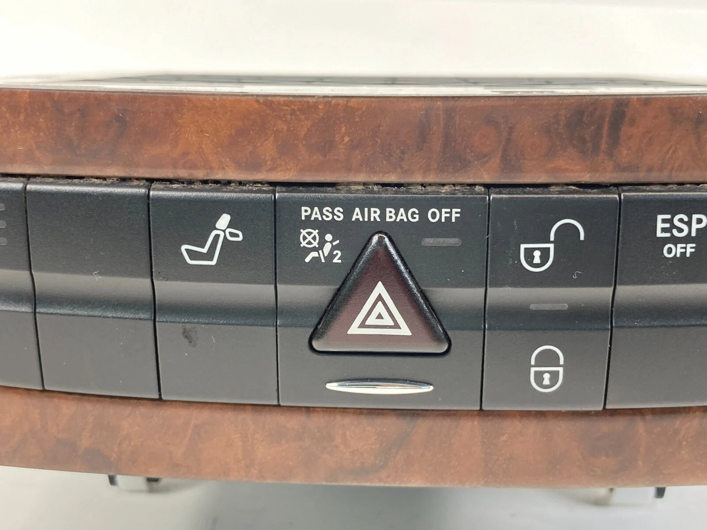 2006-2011 MERCEDES CLS500 HAZARD SEAT CONTROL SWITCH PANEL UNIT 2196800552 OEM