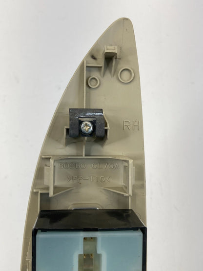 07 08 INFINITI FX35 FRONT RIGHT DOOR WINDOW LOCK SWITCH TRIM 80960-CL70A OEM
