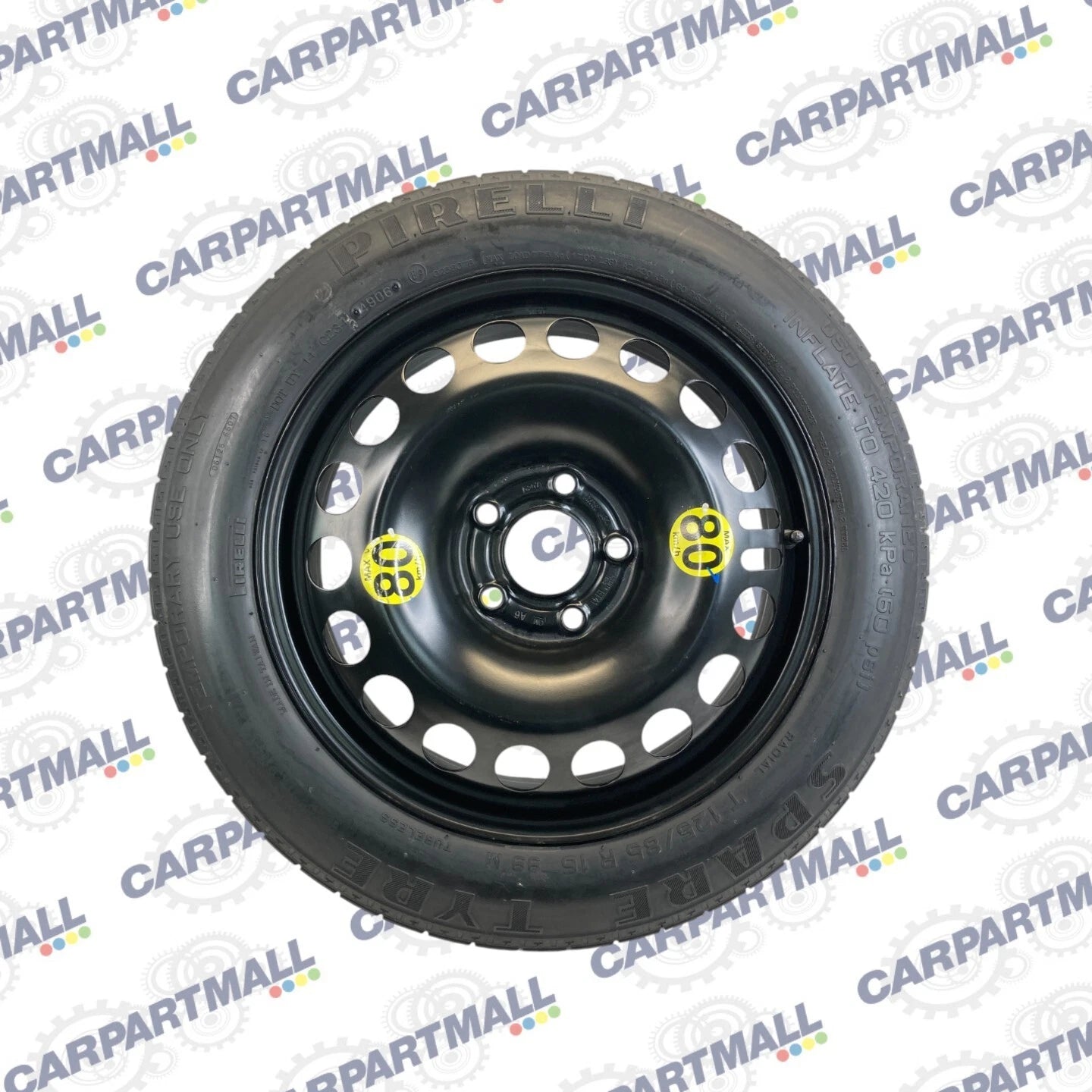 2003-2011 SAAB 9-3 COMPACT DONUT EMERGENCY SPARE TIRE RIM T125/85 R16 99M OEM