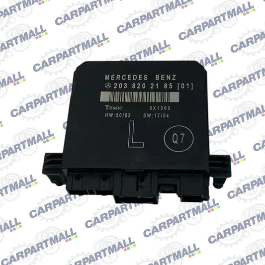 2006 2007 MERCEDES-BENZ C280 REAR LEFT DOOR MULTIPLEX CONTROL MODULE 2038202185