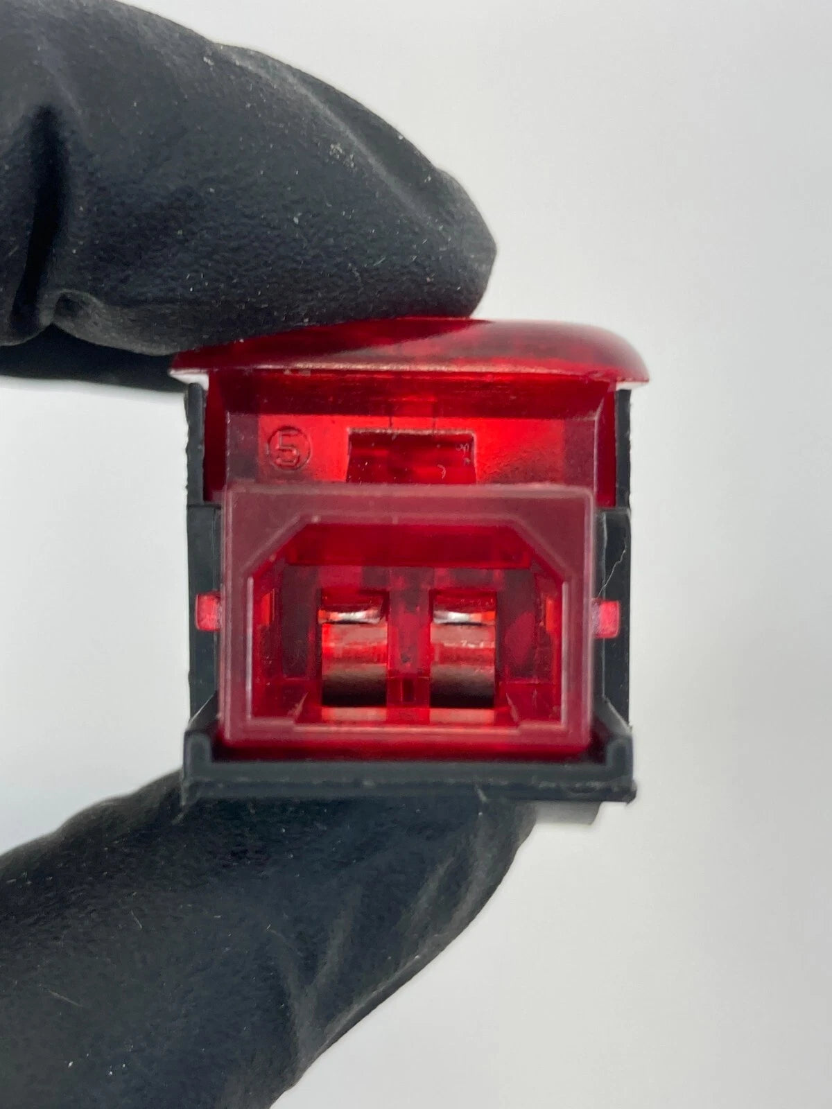 2007-2016 AUDI A4 REAR LEFT DOOR PANEL WARNING LIGHT LAMP RED 6Y0-947-411 OEM