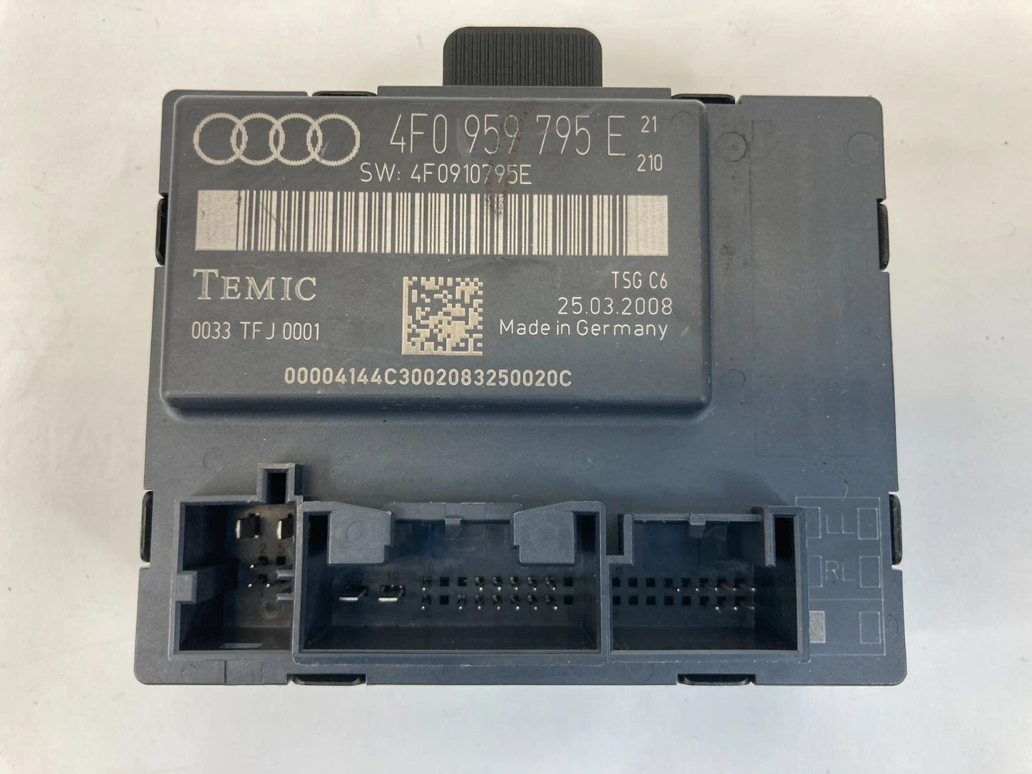 2006 2007 AUDI A6 REAR LEFT SIDE DOOR CONTROL MODULE UNIT 4F0-959-795-E OEM