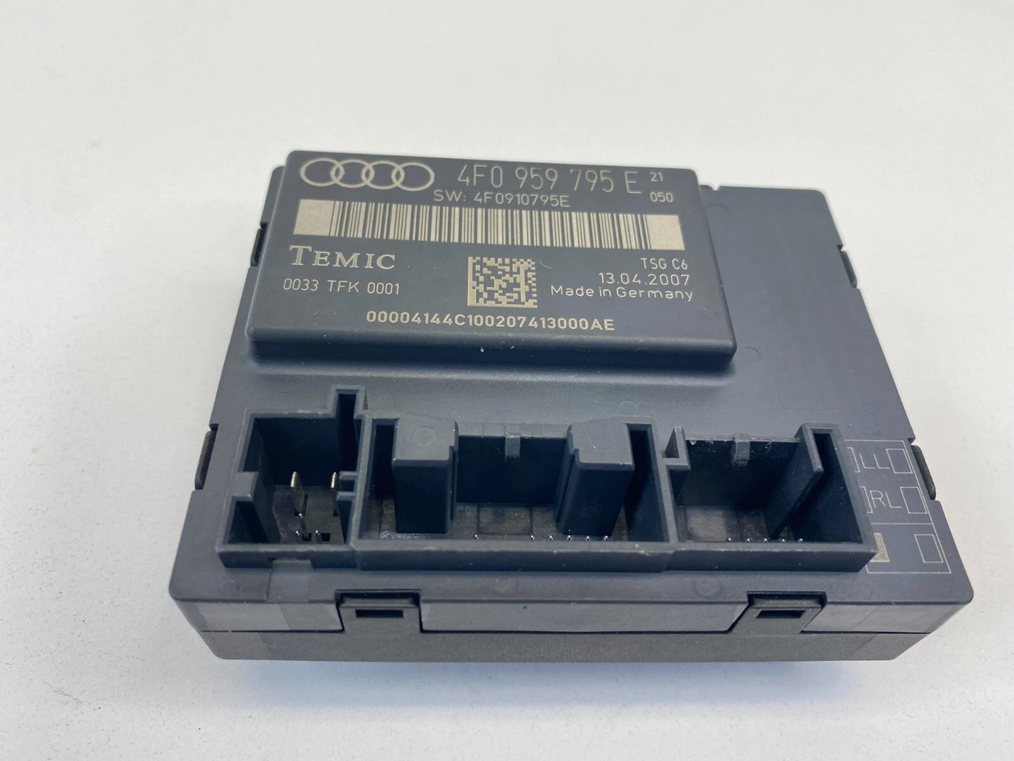 2006 2007 AUDI A6 QUATTRO REAR LEFT DOOR COMPUTER CONTROL MODULE 4F0-959-795 OEM