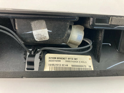 2014-2019 FORD FIESTA SEDAN REAR TRUNK LICENSE PLATE LAMP LIGHT TRIM MOLDING OEM