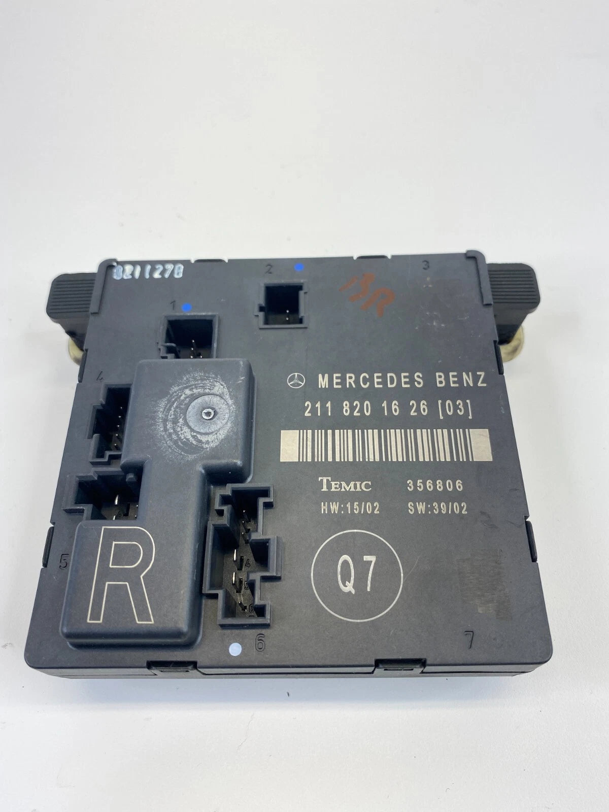 2003-2006 MERCEDES-BENZ E500 REAR RIGHT BACK SIDE DOOR CONTROL MODULE 2118201626