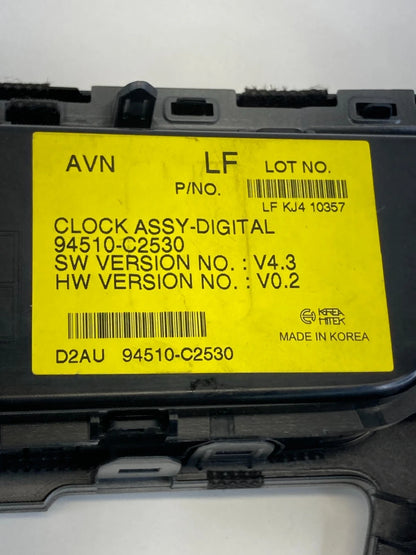 2015-2017 HYUNDAI SONATA RADIO CONTROL TRIM PANEL BEZEL OEM 94510-C2530