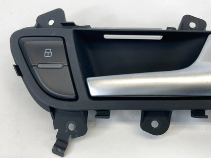 09-16 AUDI A4 QUATTRO REAR RIGHT INTERIOR DOOR HANDLE W LOCK SWITCH 8K0839020