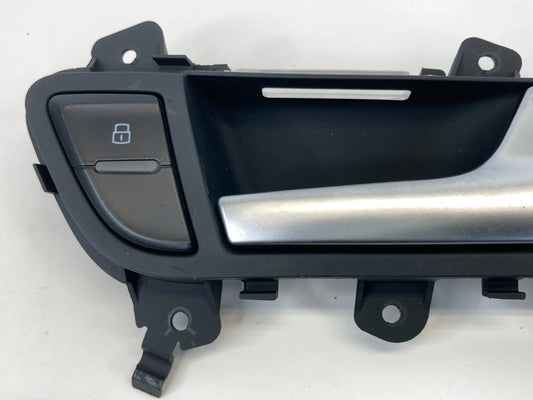 09-16 AUDI A4 QUATTRO REAR RIGHT INTERIOR DOOR HANDLE W LOCK SWITCH 8K0839020