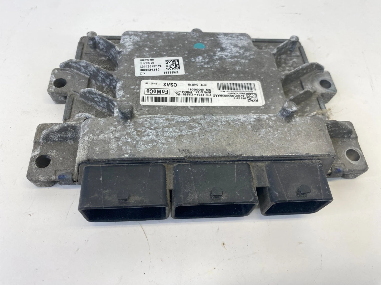 14 15 FORD FIESTA 1.6L AT ENGINE COMPUTER CONTROL MODULE ECM ECU E2BA12A650 OEM