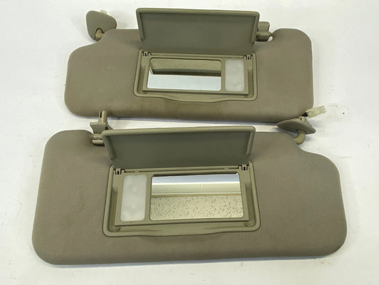 2009-2014 NISSAN MURANO SUN VISOR SUNVISOR DRIVER PASSENGER LH RH SET OEM