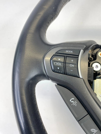 2009-2014 ACURA TSX STEERING WHEEL W/ CRUISE & AUDIO PADDLE SHIFT LEATHER OEM