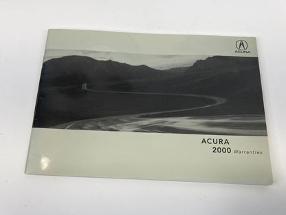 2000 00 ACURA RL OWNERS MANUAL CONSUMER INFO WARRANTY BOOK W/ CASE OEM
