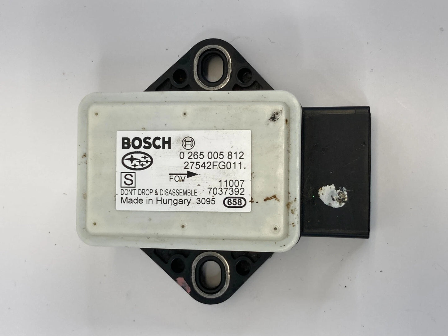 2009-2013 SUBARU FORESTER VEHICLE YAW RATE SENSOR CONTROL MODULE OEM 27542FG011