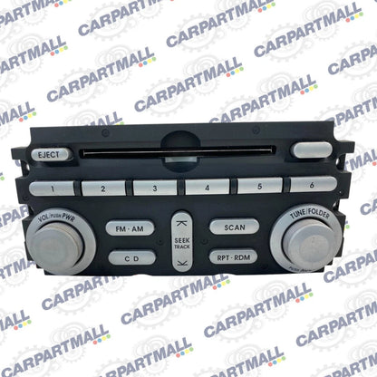 04 05 MITSUBISHI GALANT RADIO CD PLAYER CONTROL PANEL FACE PLATE 8002A247H OEM