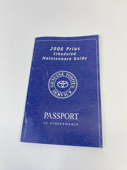 2006 TOYOTA PRIUS NAVIGATION SYSTEM OWNERS MANUAL MAINTENANCE GUIDE OEM
