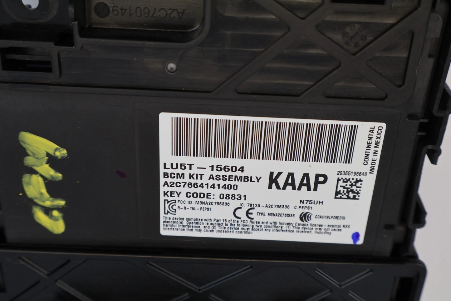20-23 FORD EXPLORER 2.3L L4 BODY FUSE RELAY BOX CONTROL MODULE BCM DG9T-14B476-B