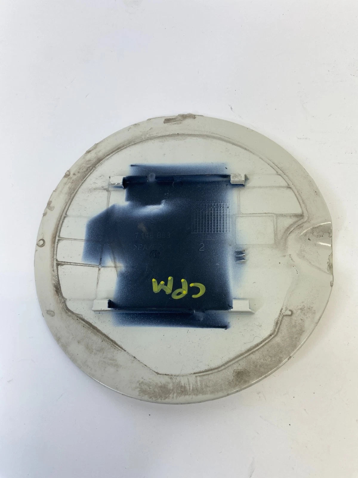 2007-2014 MINI COOPER FUEL GAS TANK FILLER DOOR COVER LID WHITE OEM 7-148-883