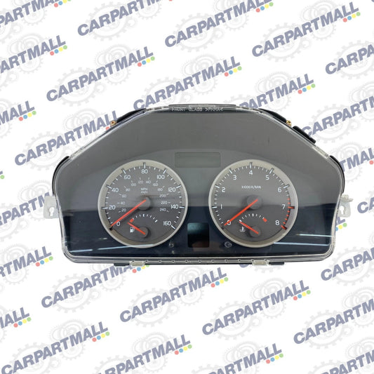 04-07 VOLVO S40 2.4L AT SPEEDOMETER INSTRUMENT CLUSTER GAUGES 143K 30710072 OEM