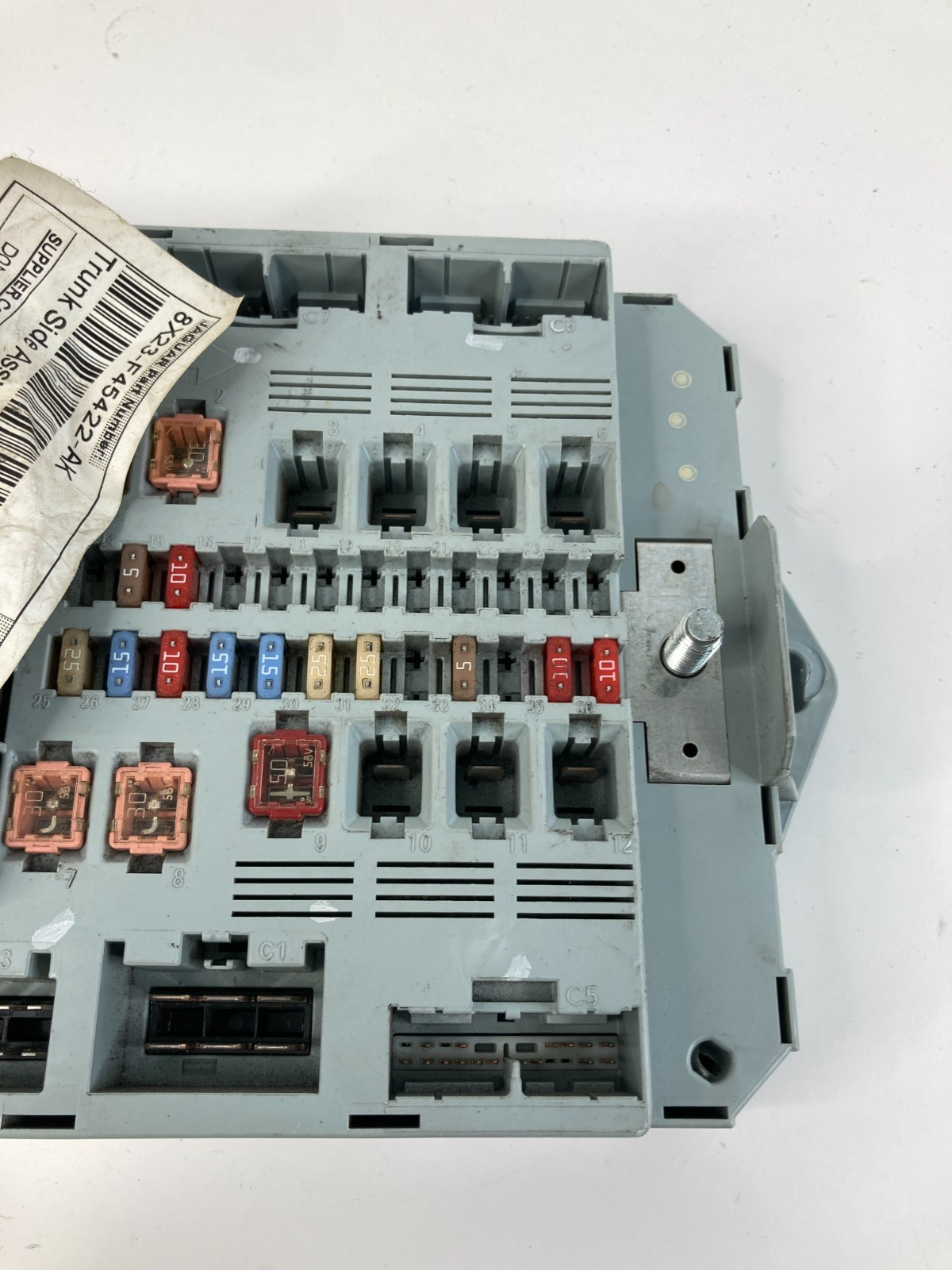 2009-2011 Jaguar XF 4.2L Body Control Module Rear Fuse Box 8X2T-14B476-BD OEM