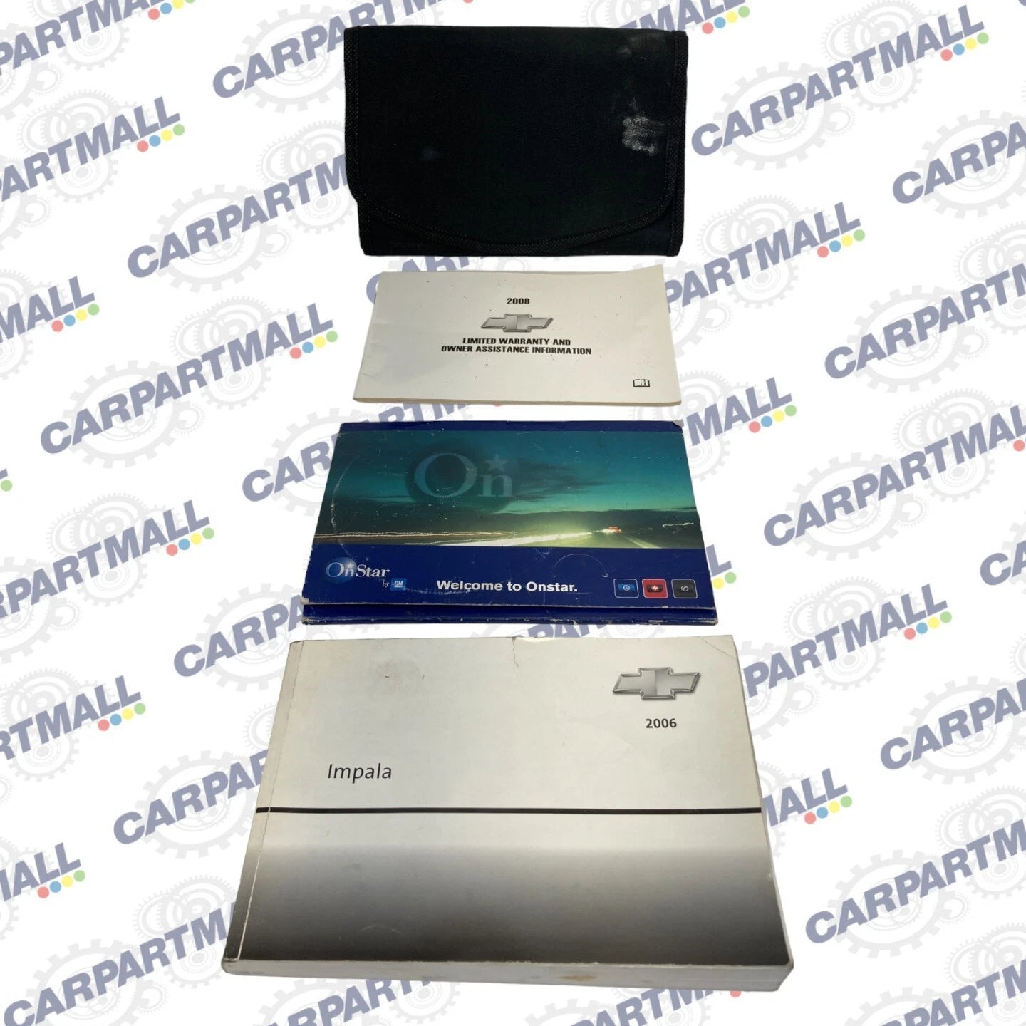 2008 08 CHEVY CHEVROLET OWNER MANUAL WARANTY GUIDE BOOK ONSTAR W/ CASE OEM