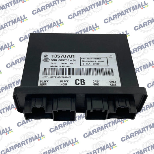 2013 BUICK REGAL THEFT LOCKING KEYLESS ENTRY CONTROL MODULE UNIT 13578781 OEM