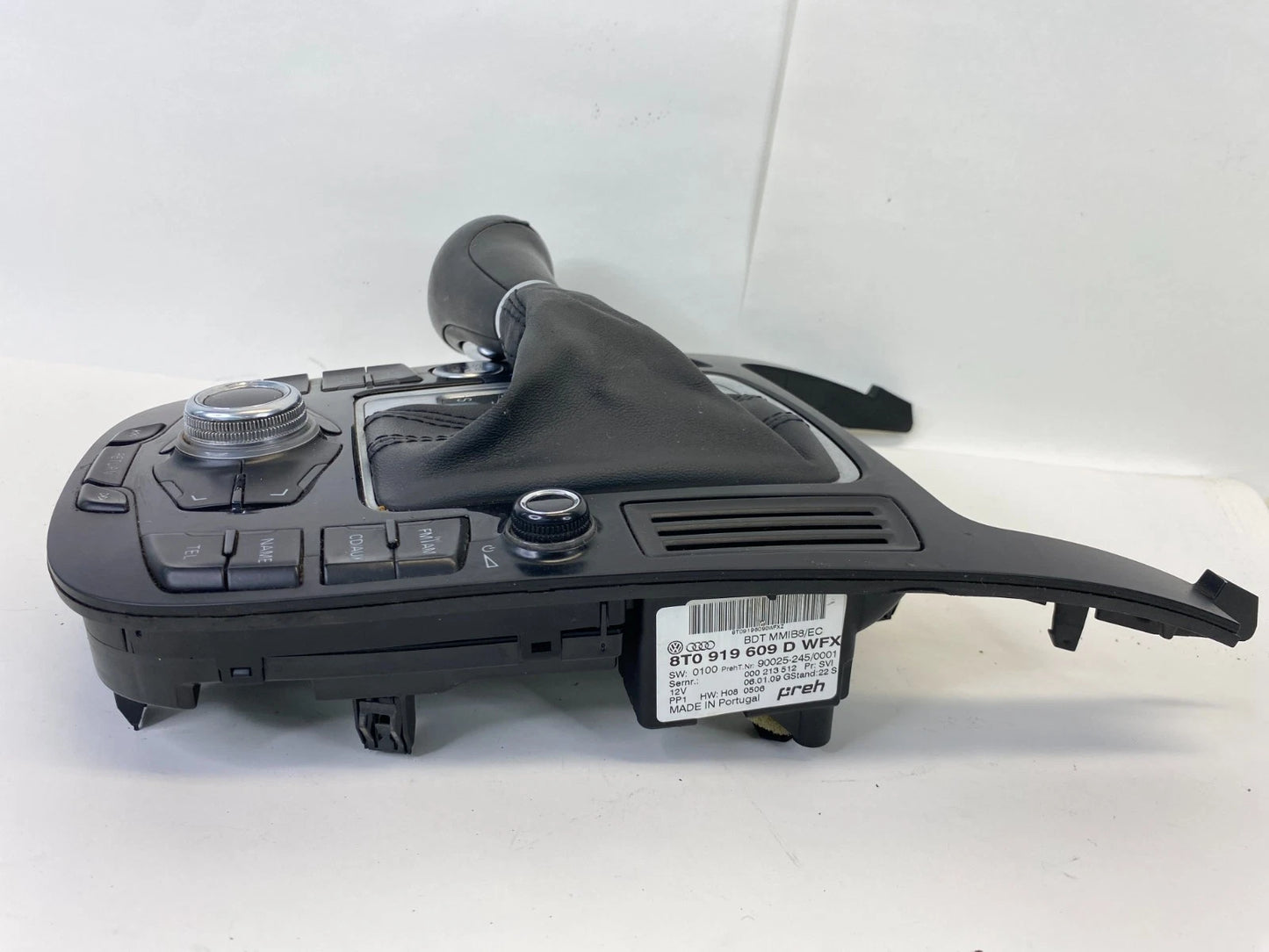 08-12 AUDI A5 QUATTRO AUTO T SHIFTER BEZEL MMI NAVIGATION CONTROL 8T0919609DWFX
