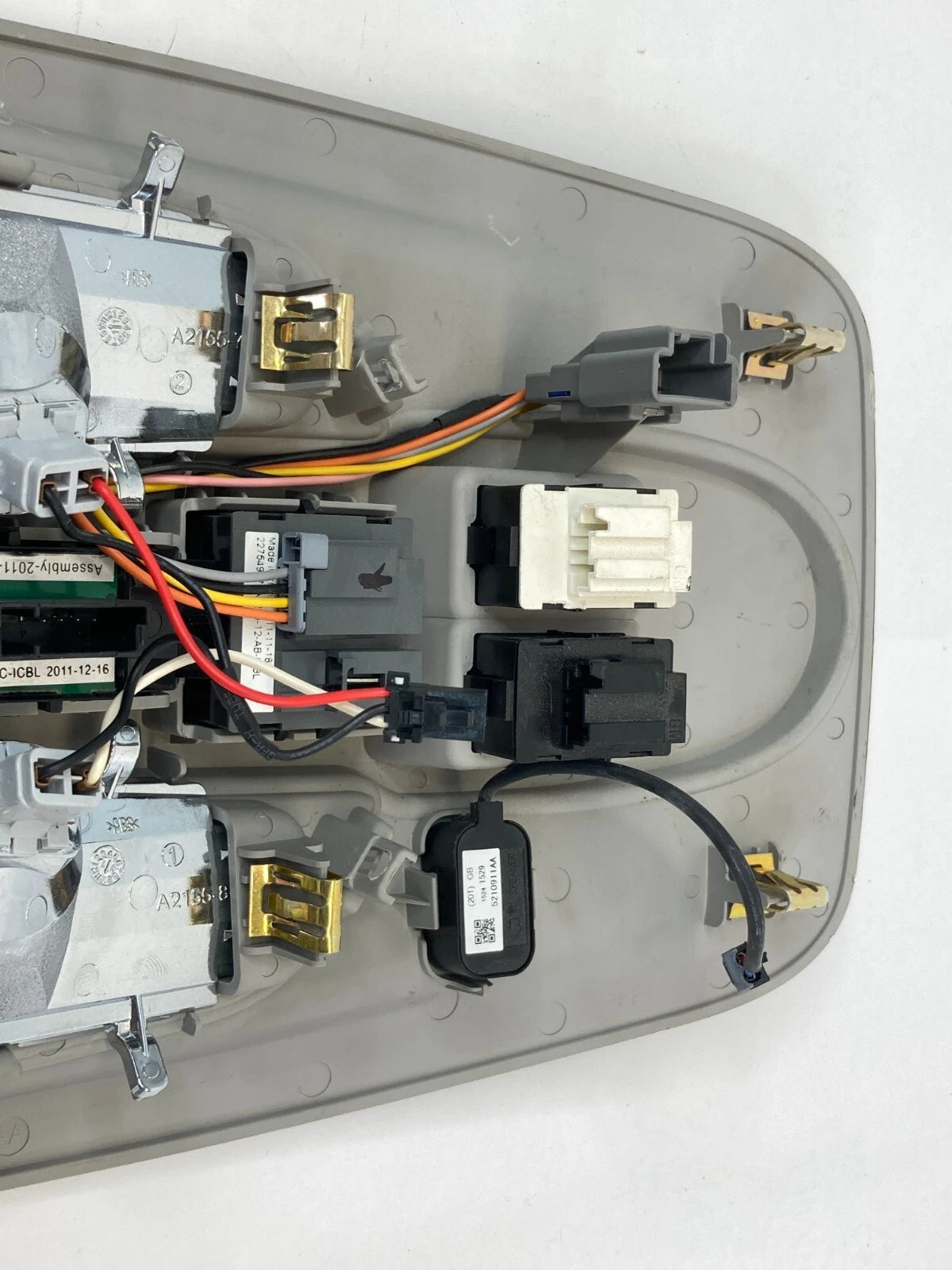 10-16 CHEVROLET EQUINOX FRONT ROOF CONSOLE MAP LIGHT W/ SUNROO 20846676 OEM