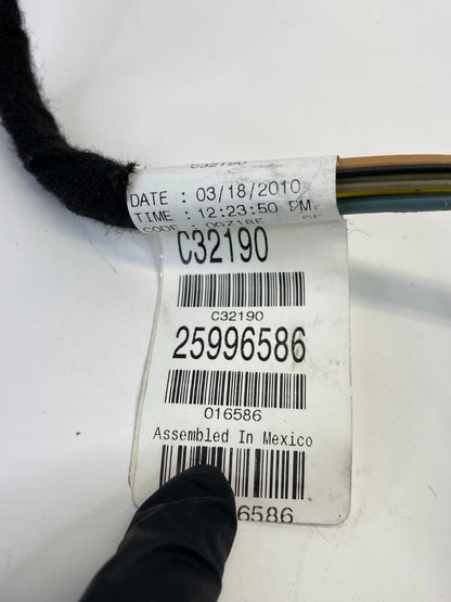 08-12 CHEVROLET MALIBU FRONT RIGHT PASSENGER DOOR INTERIOR WIRE WIRING HARNESS