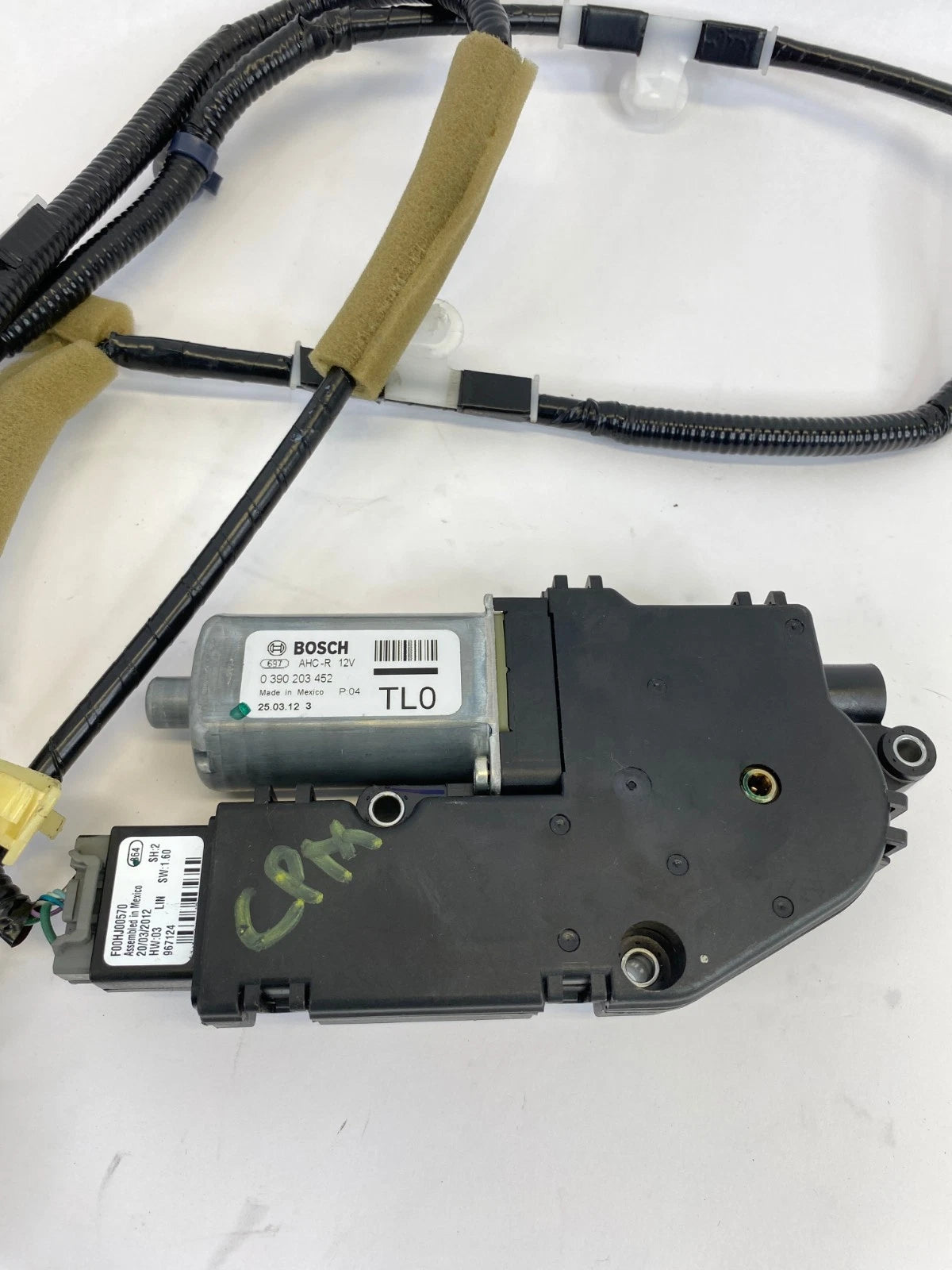 09-14 ACURA TSX SUNROOF MOTOR ASSEMBLY ROOF DRIVE UNIT BOSCH OEM 0390203452