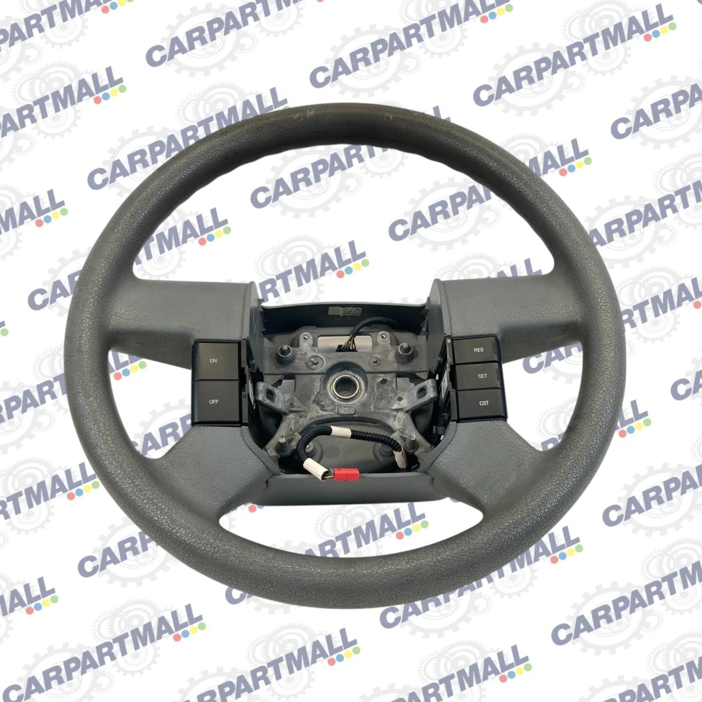 04-08 FORD F-150 STEERING WHEEL W/ CRUISE CONTROL BUTTONS GRAY 5L343600BD32NC