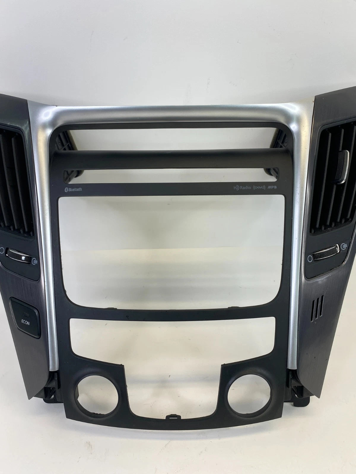 2012-2015 HYUNDAI SONATA BEZEL DASH RADIO PANEL CLIMATE CONTROL W/ AIR VENT OEM