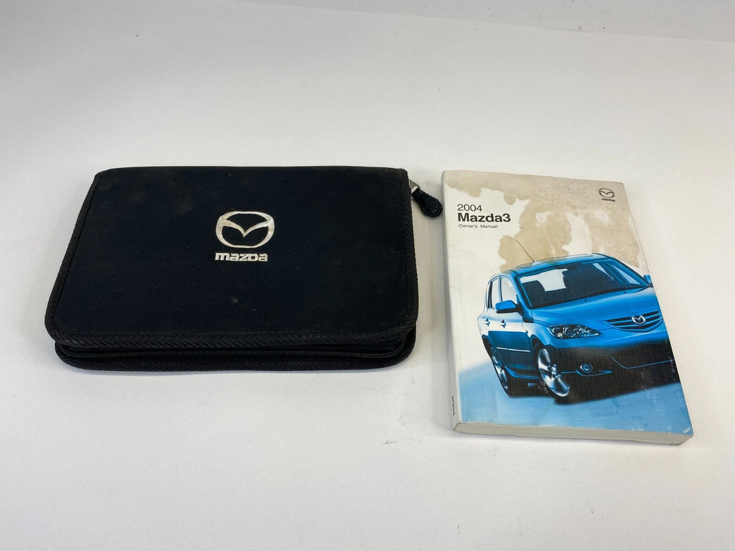 2004 04 MAZDA 3 MAZDA3 I SEDAN OWNERS MANUAL GUIDE HANDBOOK W/ BOOK CASE OEM