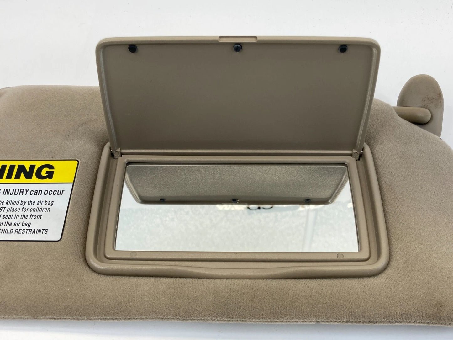 01-05 HONDA CIVIC SEDAN HYBRID RIGHT PASSENGER SIDE SUN VISOR SHADE BEIGE OEM