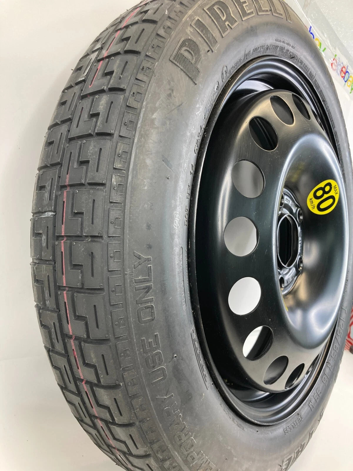 2003-2011 SAAB 9-3 93 COMPACT DONUT SPARE TIRE WHEEL RIM T125/85 R16 99M OEM