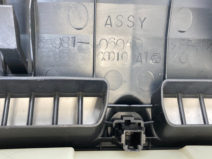 07-11 Toyota Camry Upper Dash Defroster Vent Grill Trim Panel 55981-06040 OEM