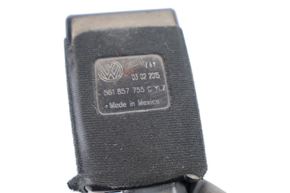 2012-2015 VOLKSWAGEN PASSAT FRONT LEFT SIDE SEAT BELT BUCKLE 561-857-755-C OEM