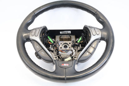 2007 2008 ACURA TL TYPE S STEERING WHEEL W/ PADDLE SHIFTERS BLACK LEATHER OEM