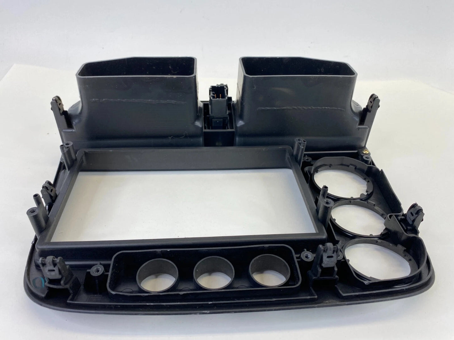 01-05 HONDA CIVIC CENTER DASH RADIO CLIMATE BEZEL PANEL W/ AIR VENT & HAZARD OEM