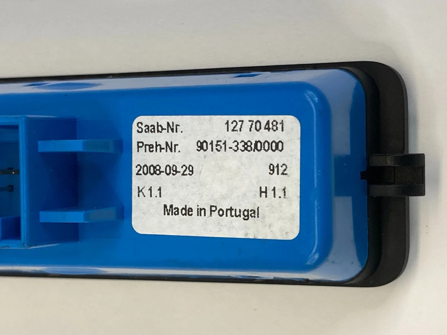 08-10 SAAB 9-3 FR DASH NIGHT PANEL DIMMER SPORT CONTROL SWITCH BUTTON 12770481