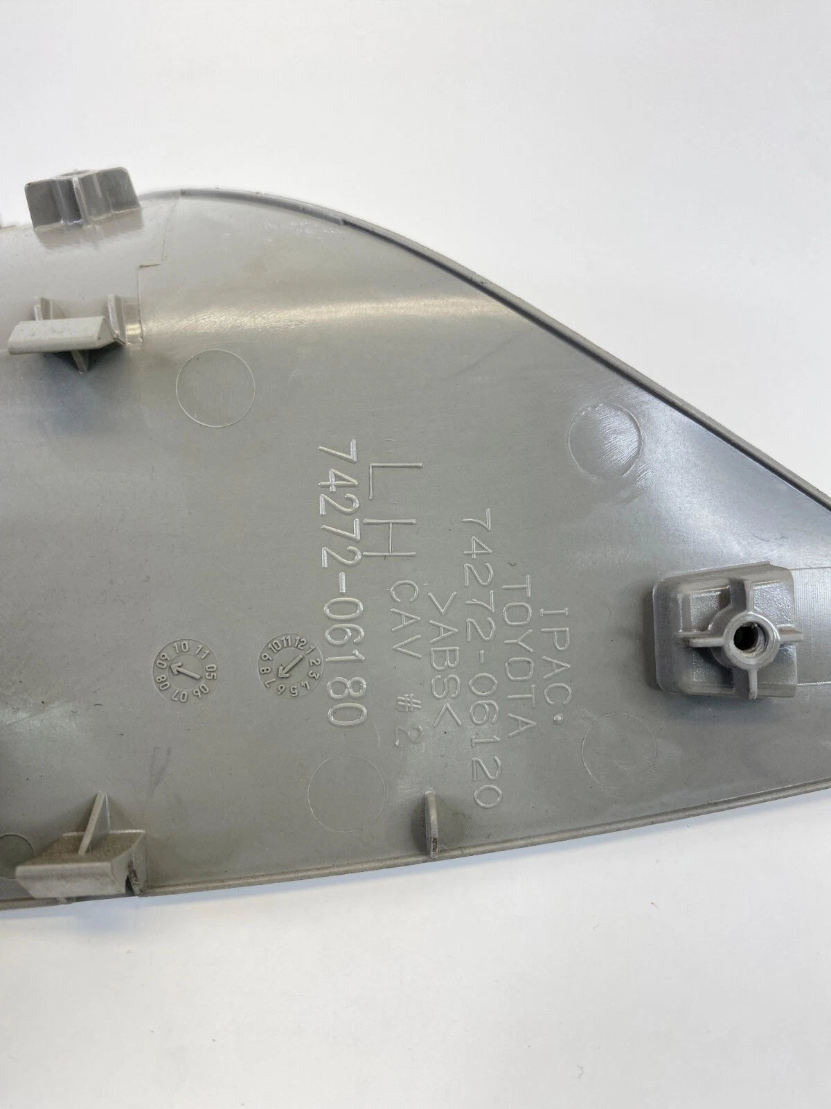 07-11 TOYOTA CAMRY REAR LEFT DOOR WINDOW CONTROL SWITCH W/ BEZEL 74272-06120 OEM