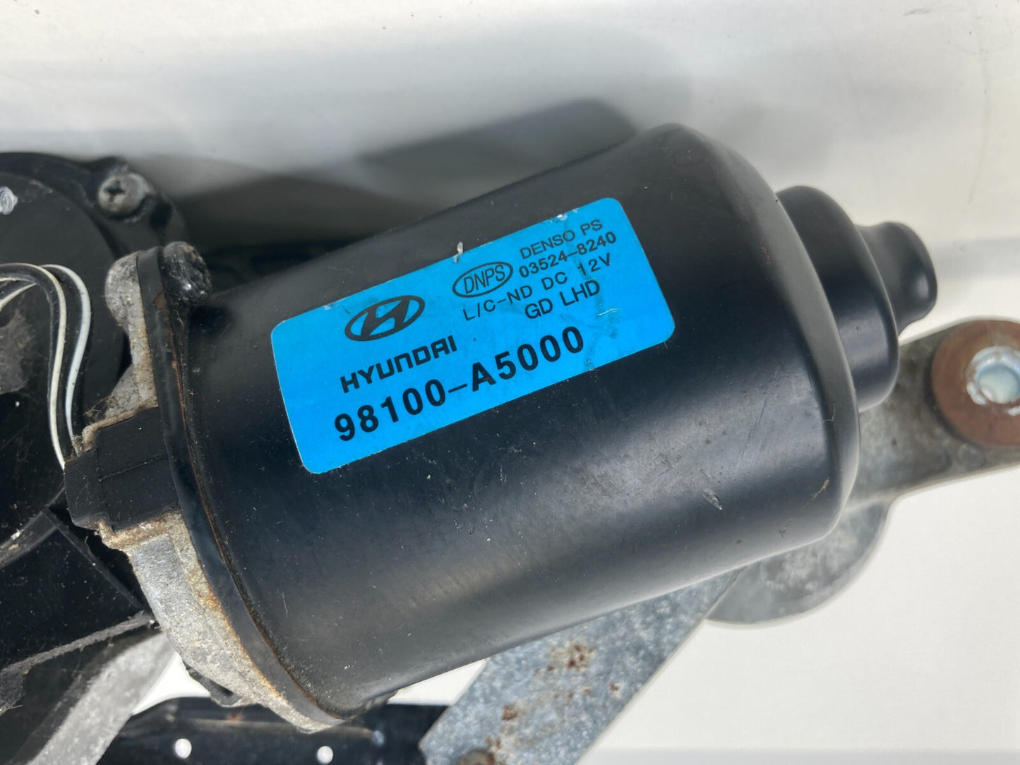 13-17 Hyundai Elantra GT Front Windshield Wiper Motor w/ Linkage 98100-A5000 OEM